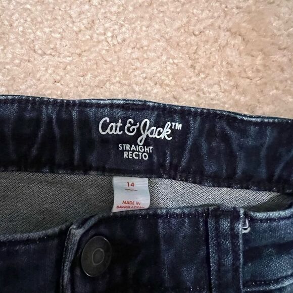 Cat & Jack boys size 14 Straight Recto jeans. - Picture 4 of 7